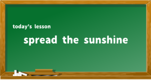 spread the sunshine