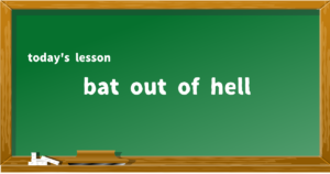 bat out of hell
