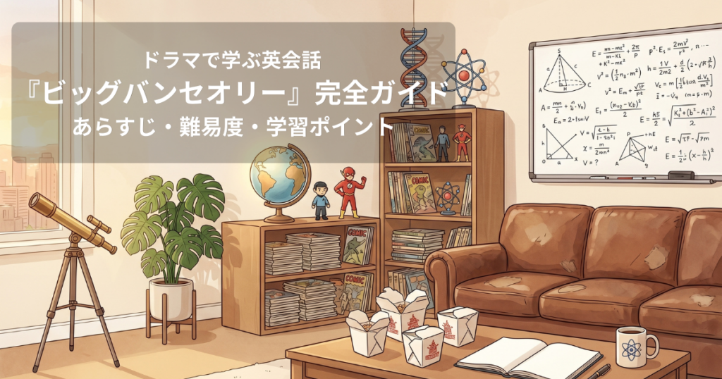ドラマで学ぶ英会話『ビッグバン★セオリー（The Big Bang Theory ）』完全ガイド｜TBBTで英語学習
