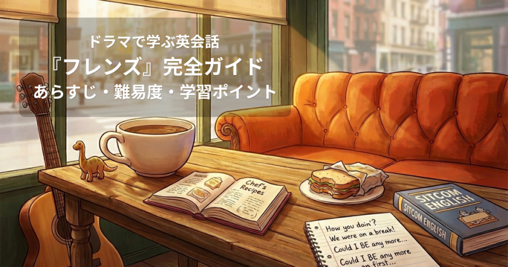 ドラマで学ぶ英会話『フレンズ』完全ガイド｜初心者向け日常英会話