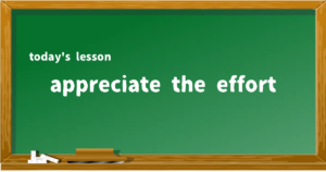 「appreciate the effort」の意味と使い方を解説